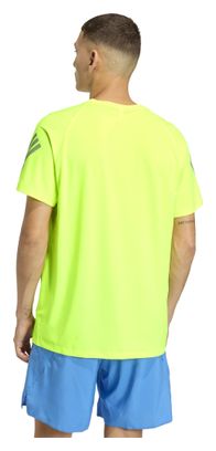 Maglia a maniche corte adidas adi365 Climacool gialla da uomo