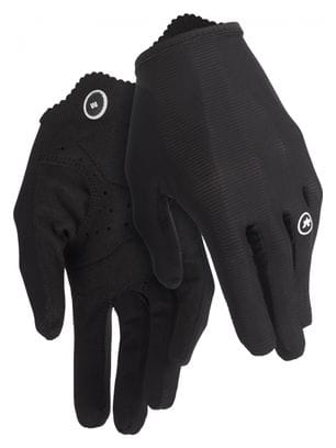Pair of Long Gloves Assos RS Aero FF Black