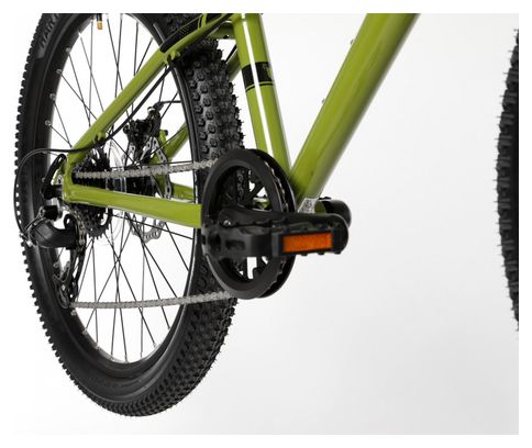 Scamp HighFox microSHIFT Mezzo 8V 24'' Khaki Grün Kinder-Mountainbike