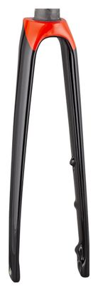 Fourche Rigide Trek Fork 2021 Émonda SL6 700c Noir/Rouge