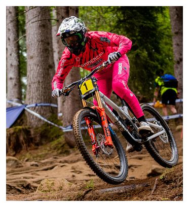 Dharco Race Val Di Sole Long Sleeve Jersey Pink/Orange