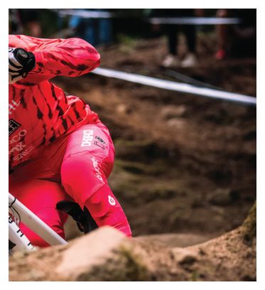 Dharco Race Val Di Sole Long Sleeve Jersey Pink/Orange