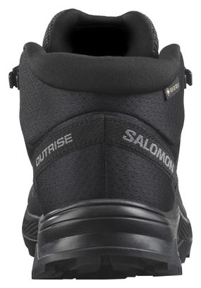 Zapatillas de senderismo Salomon Outrise Mid GTX para mujer Negras