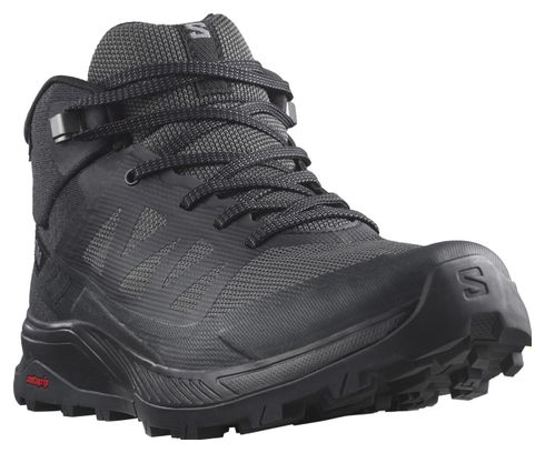 Salomon Outrise Mid GTX Wanderschuhe Schwarz Damen