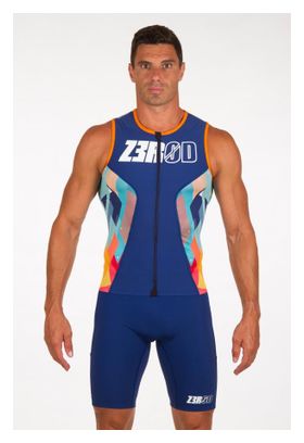 Short de Triathlon Z3R0D Racer Bleu