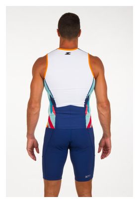 Short de Triathlon Z3R0D Racer Bleu