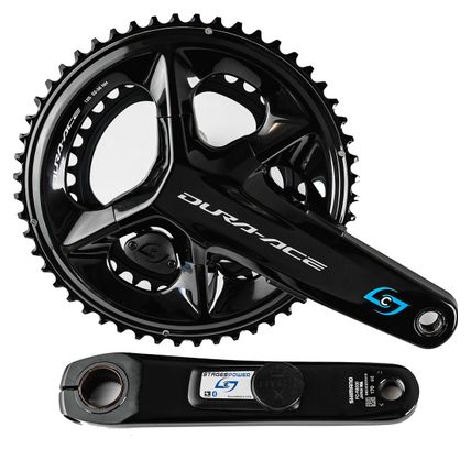 Refurbished Product - Stages Cycling Stages Power LR Shimano Dura-Ace R9200 52-36T Black crankset