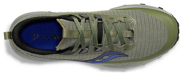 Trail Running Shoes Saucony Peregrine 13 Khaki Blue