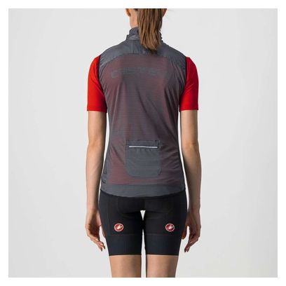 Castelli Aria Women's Sleeveless Windbreaker Jacket Grey