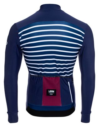 LeBram Ventoux Limited Edition Long Sleeves Jersey Blue White Bordeaux