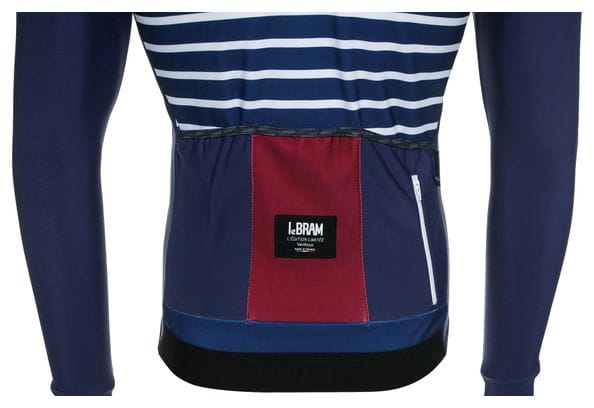 LeBram Ventoux Limited Edition Long Sleeves Jersey Blue White Bordeaux