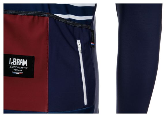 LeBram Ventoux Limited Edition Long Sleeves Jersey Blue White Bordeaux