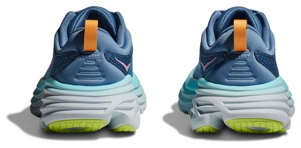 Hoka One One Bondi 8 Running-Schuhe Blau Damen