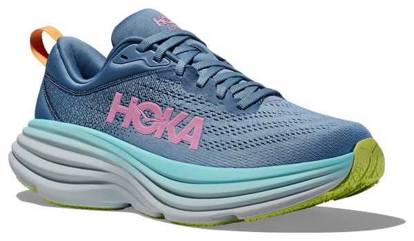 Hoka One One Bondi 8 Running-Schuhe Blau Damen