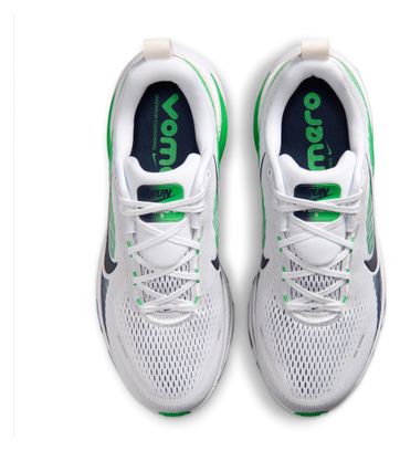 Nike Vomero 18 Running Shoes for Men in White/Green/Blue
