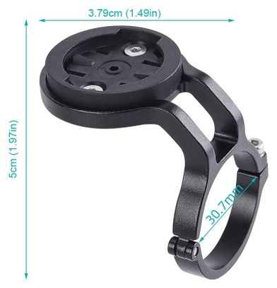 Support compteur vélo en aluminium – Compatible Garmin / Wahoo / Bryton / XOSS / iGPSPORT