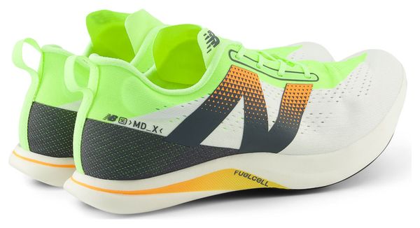 Leichtathletikschuhe New Balance FuelCell Supercomp MDX v3 Weiß Unisex