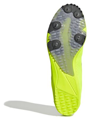 Chaussures d'Athlétisme adidas Adizero XCS Jaune/Noir Unisexe