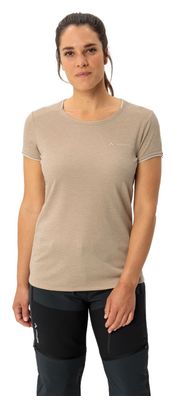 Dames t-shirt korte mouwen Vaude Essential Beige