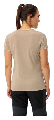 Dames t-shirt korte mouwen Vaude Essential Beige