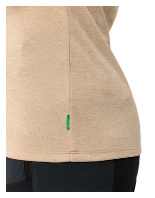 Dames t-shirt korte mouwen Vaude Essential Beige