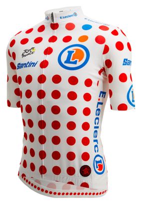 Santini Beste Klimmers Trui Tour de France Wit/Rood