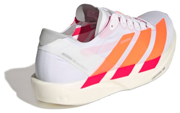 Chaussures Running adidas Adizero Takumi Sen 11 Blanc/Orange Homme