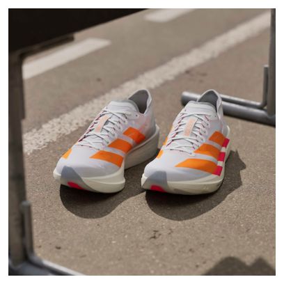 Chaussures Running adidas Adizero Takumi Sen 11 Blanc/Orange Homme