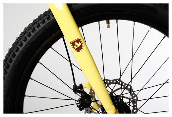 Scamp kindermountainbike HighFox microSHIFT Mezzo 8V 24'' Bruin Geel