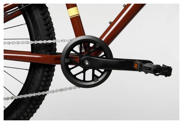 Scamp Kinder-Mountainbike HighFox microSHIFT Mezzo 8V 24'' Braun Gelb