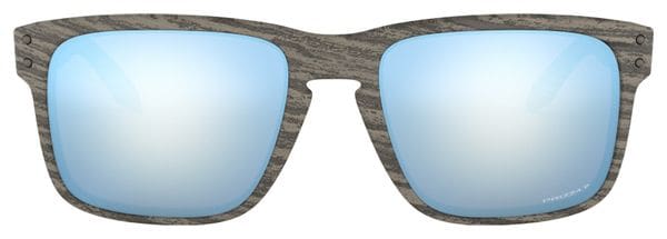 Lunettes Oakley Holbrook Woodgrain Collection / Prizm Deep Water Polarized / Marron / Ref : OO9102-J955