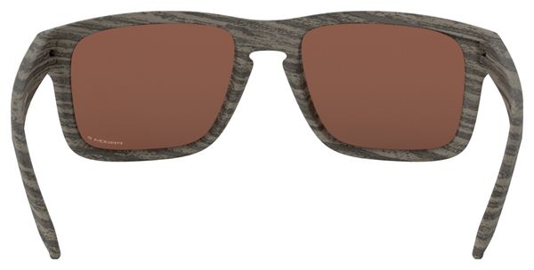 Lunettes Oakley Holbrook Woodgrain Collection / Prizm Deep Water Polarized / Marron / Ref : OO9102-J955