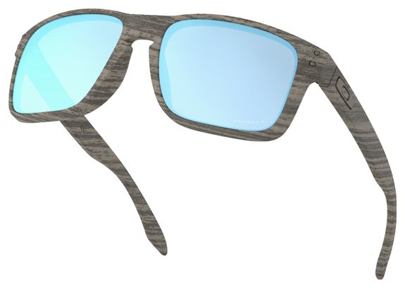 Lunettes Oakley Holbrook Woodgrain Collection / Prizm Deep Water Polarized / Marron / Ref : OO9102-J955