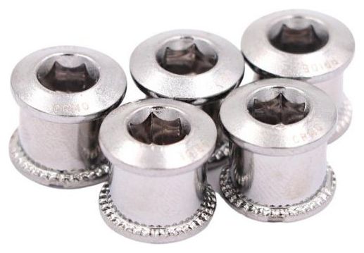 Pride Bolt/Nuts Chainring Vortex Chromoly 8.5mm Silver