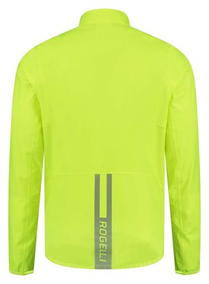 Veste Velo Pluie Vent Rogelli Distance Homme Jaune