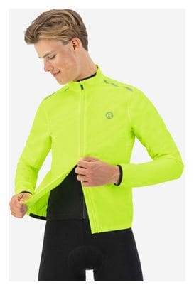 Veste Velo Pluie Vent Rogelli Distance Homme Jaune