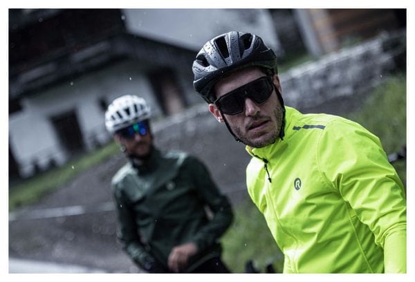 Veste Velo Pluie Vent Rogelli Distance Homme Jaune