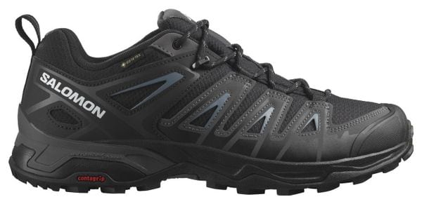 Salomon X Ultra Pioneer GTX Hiking Shoes Black Blue Men's