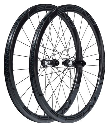 Paire de Roues Legend Wheels 39H PRO⁴ - 12X100 - 12X142mm - Legend RS - Disc Centerlock - Campagnolo N3W