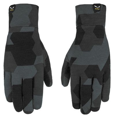 Salewa Cristallo Liner Camo Unisex Long Gloves