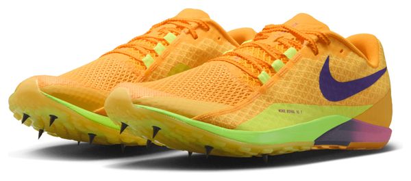 Chaussures d'Athlétisme Nike Rival XC 7 Jaune/Violet Homme