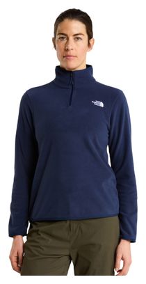 The North Face Glacier Fleecejacke mit 1/4-Reißverschluss, blau, für Damen