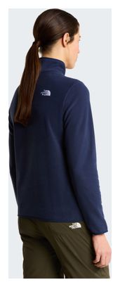 The North Face Glacier Fleecejacke mit 1/4-Reißverschluss, blau, für Damen