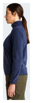 The North Face Glacier Fleecejacke mit 1/4-Reißverschluss, blau, für Damen