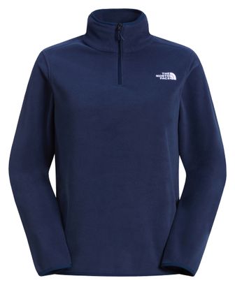 The North Face Glacier Fleecejacke mit 1/4-Reißverschluss, blau, für Damen