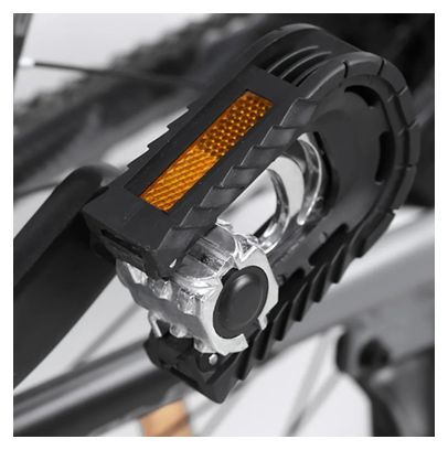 Pédales Velkyne Pliables Alliage Aluminium avec Réflecteurs Noir