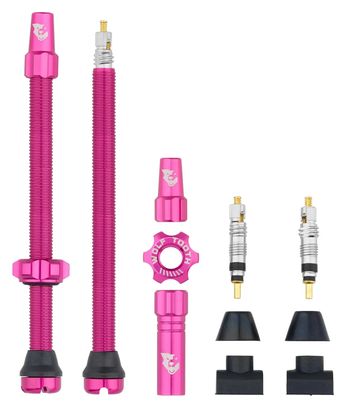 Wolf Tooth Presta Tubeless Valve Kit - Pink