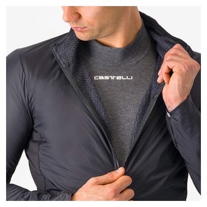 Chaqueta de invierno Castelli Fly Direct Negra/Gris