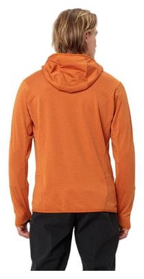 Vaude Monviso II Arancione Polare con cappuccio