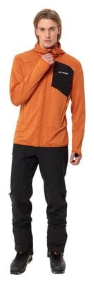Vaude Monviso II Arancione Polare con cappuccio